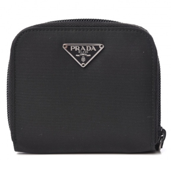 EUC Prada Tessuto Nylon Compact 90s Zip Wallet - Picture 1 of 11